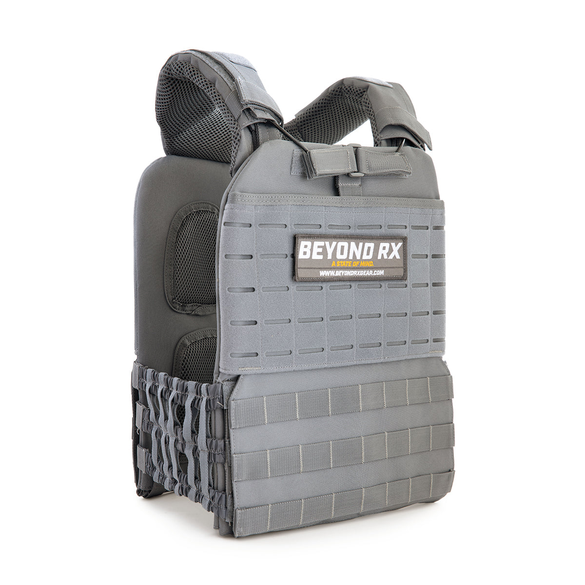BeyondRX Weighted Vest Storm Grey – BeyondRX Gear