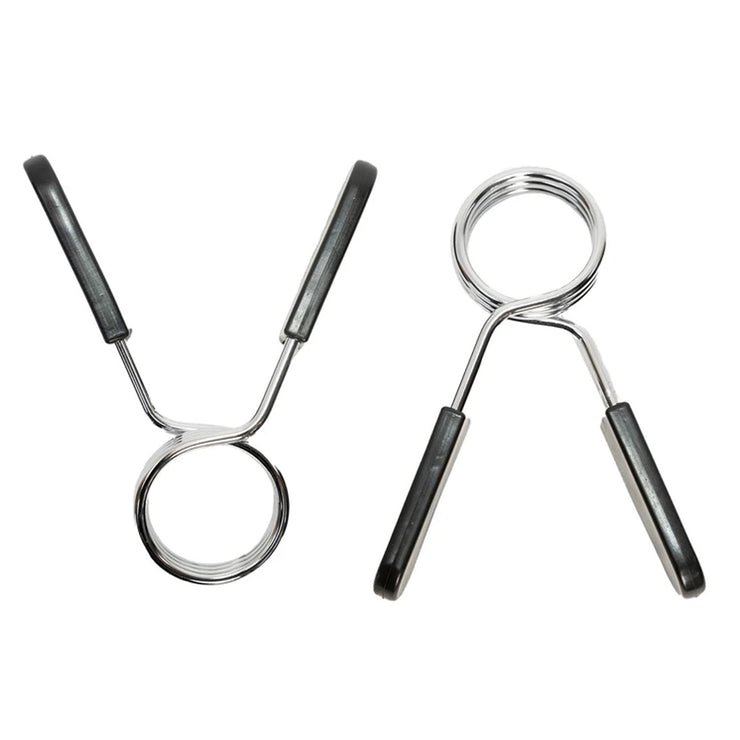 Beyond RX Gear - Spring Collars. Made of the highest quality spring steel possible, these Spring Collars allow super-fast weight plate changes. Perfect fit on all sizes of Olympic Bars.