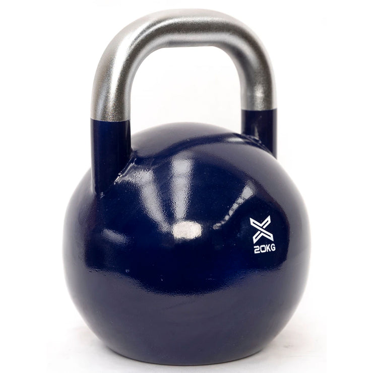 The main role of the 8kg competition kettlebells in the exercise.