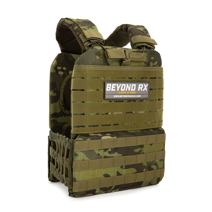 BeyondRX Weighted Vest - Multicam Green