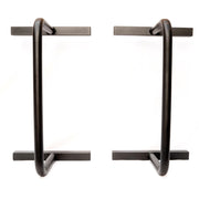 BEYONDRX PARALLETTE. Unlike other parallettes these are made from a one piece steel construction. Giving them logevity and stability like no other.