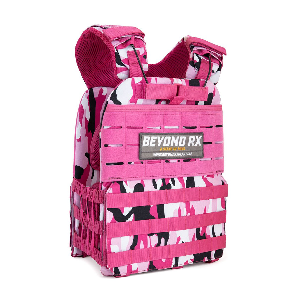 BeyondRX Weighted Vest Multicam Pink – BeyondRX Gear