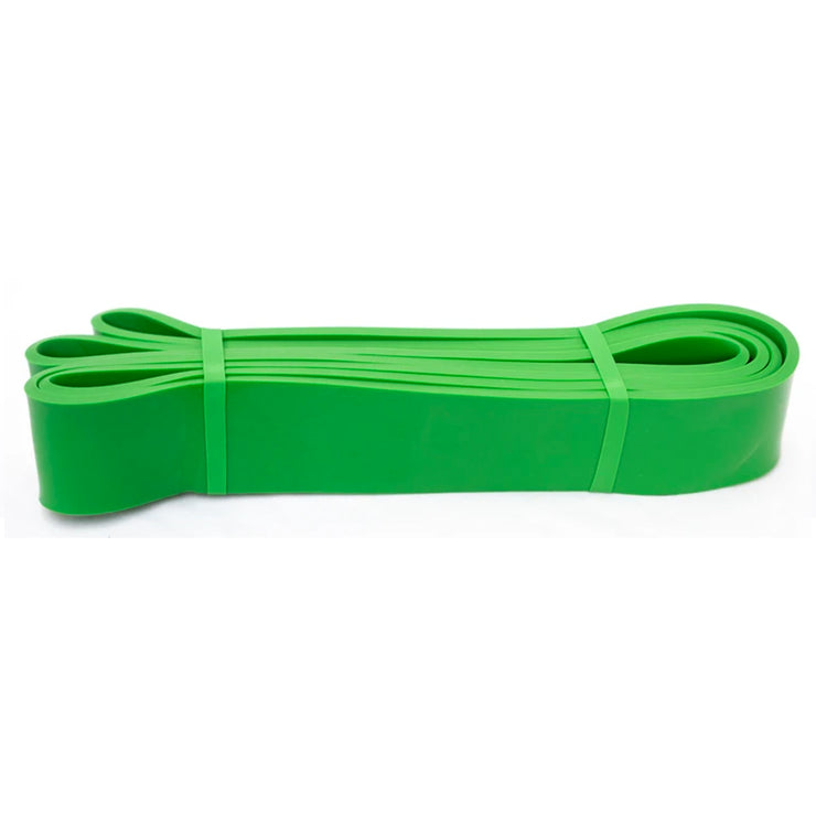 Beyond RX Gear Resistance Bands. BRX resistance bands are a great tool for a number of reasons. They are super portable, lightweight with varying degrees of strength/resistance to aid movement and facilitate training! Green band - 4.45cm (1 3/4 inches) wide with a resistance of 20-55 KG