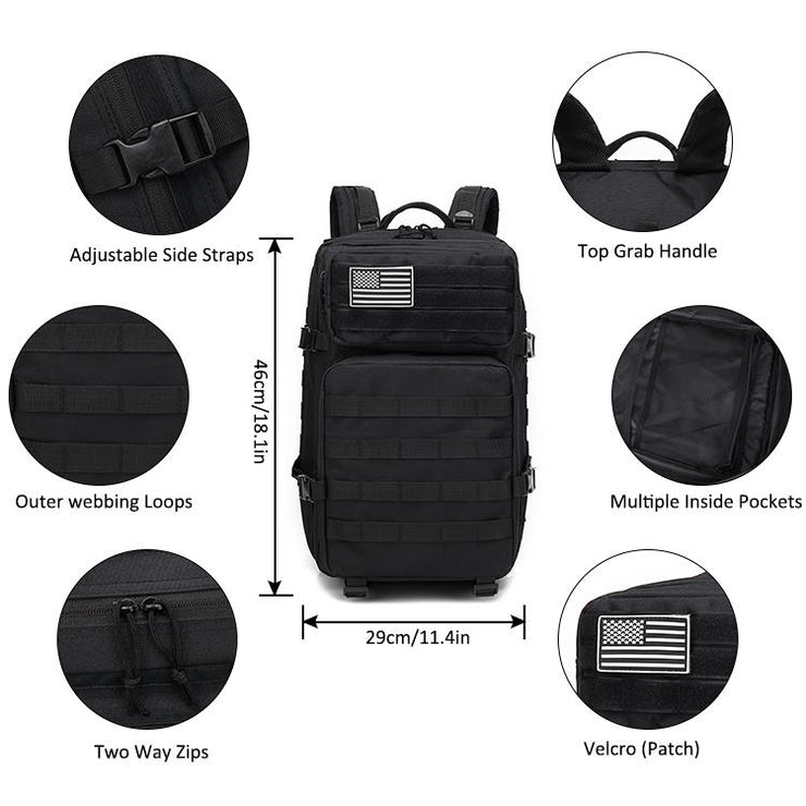 Navy Blue Tactical Backpack