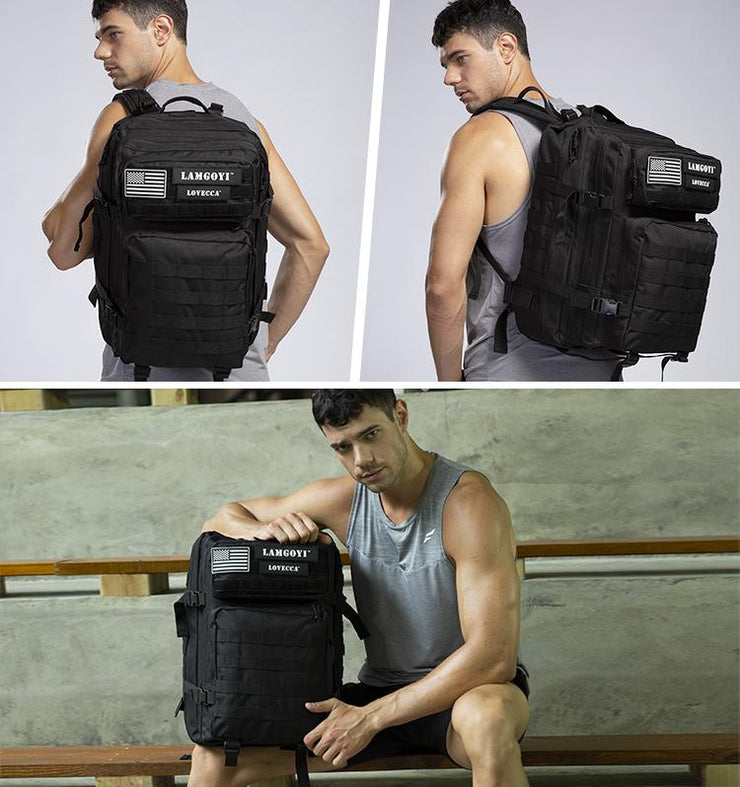 Grey Tactical Backpack